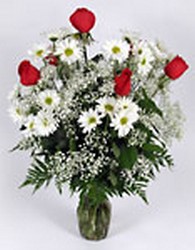 Roses & Daisies from Aletha's Florist in Marietta, OH