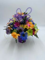 CRAZY DAISY BOUQUET from Aletha's Florist in Marietta, OH