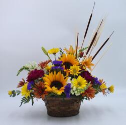 Autumn Basket  from Aletha's Florist in Marietta, OH