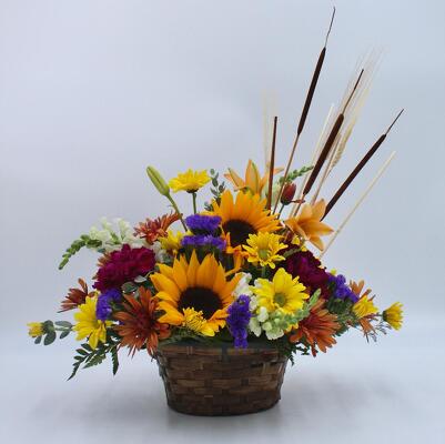 Autumn Basket  from Aletha's Florist in Marietta, OH