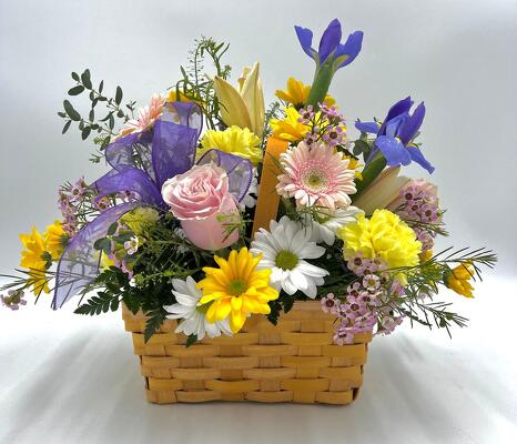 Flower garden basket  from Aletha's Florist in Marietta, OH