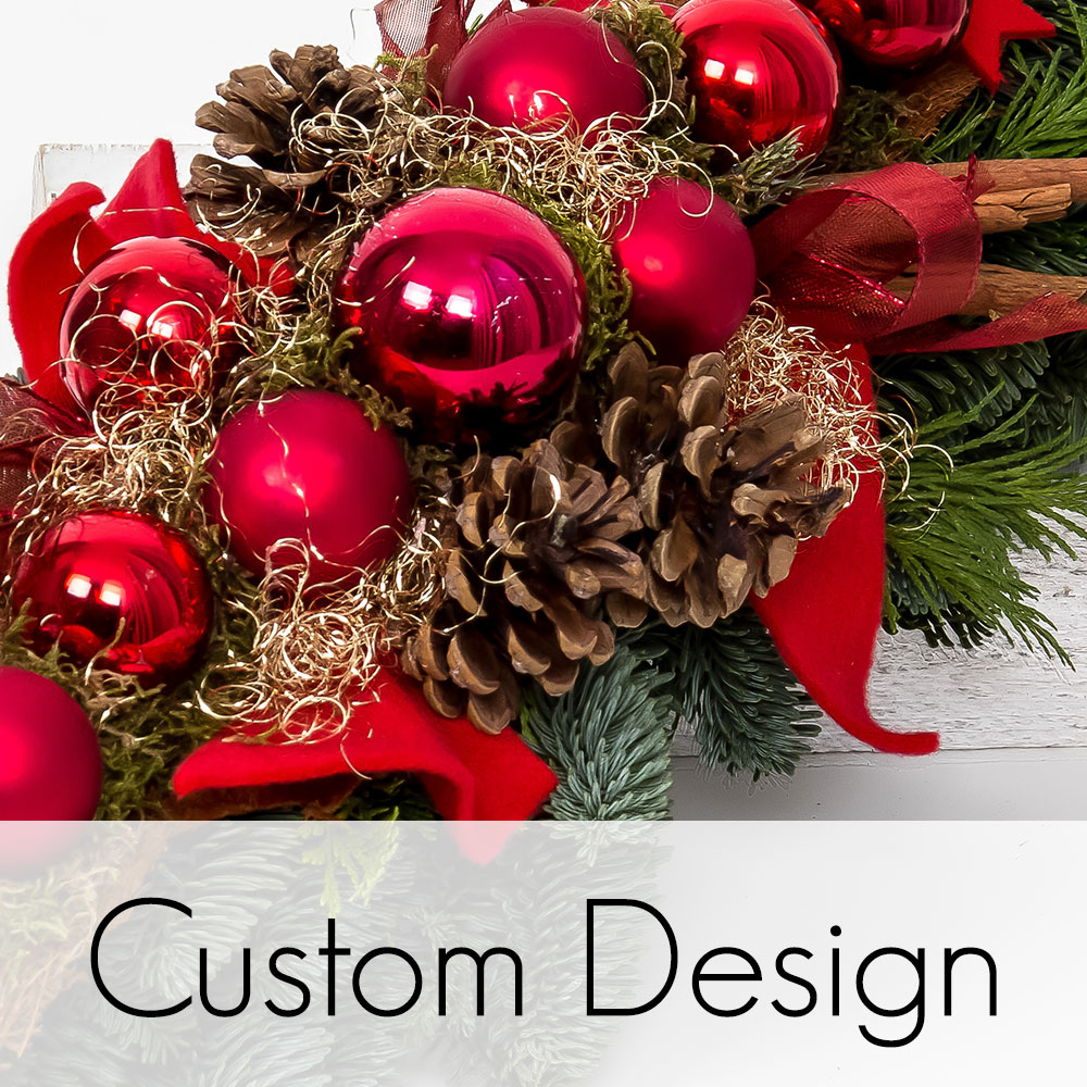 Custom Designed Christmas Arrangement from Aletha's Florist in Marietta, OH