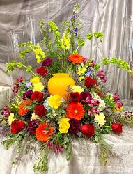 Wildflower Urn arrangement  from Aletha's Florist in Marietta, OH